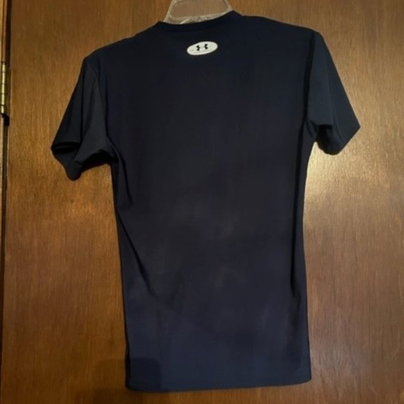 Women's Under Armour short sleeve navy tshirt size Large - Picture 2 of 2